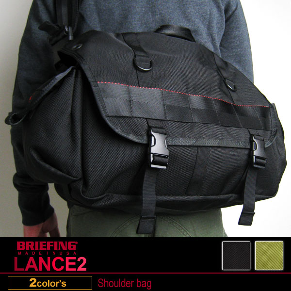 廃盤品 BRIEFING LANCE2 ブリーフィング ランス2 黒 - ショルダーバッグ