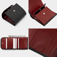 新色】英国 Whitehouse Cox［ホワイトハウスコックス］S3253 MINI 3FOLD  WALLET/LONDONCALF×BRIDLEE、外側と内側に素材の異なるブライドルレザーとロンドンカーフを使用した三つ折り財布。定番三つ折り財布をひとまわり小さく縮小し余分なカードケースを抑えるなど今の  ...