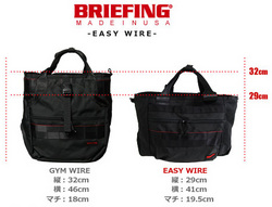 BRIEFING ブリーフィング　イージーワイヤー 再入荷】BRIEFING［ブリーフィング］ジムバッグ EASY WIRE：イージー