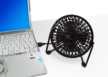 こだわる男の モノ ファッション 2 パソコンのusb端子に接続して使える卓上型扇風機 7色のカラフルなusb扇風機と静音設計のusb扇風機 が発売